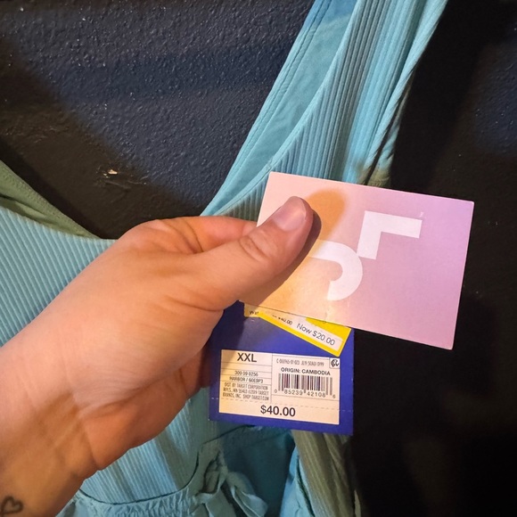 JoyLab Light Sage Green Athletic Dress NWT - Picture 3 of 5